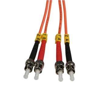  SF Cable, 1m ST ST Duplex Multimode 62.5/125 Fiber Optic 
