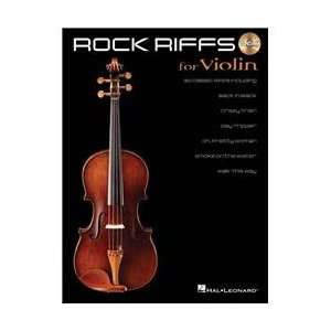  Hal Leonard Rock Riffs for Violin   Book/CD (Standard 