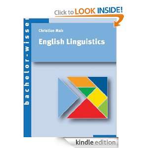 English Linguistics (German Edition) Christian Mair  