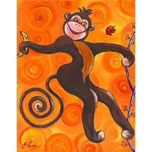  Funky Monkey Canvas Reproduction Baby