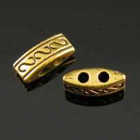 A5014/ 100Pcs Antiqued gold 2 holes carved spacer beads  