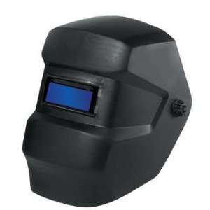 Black Welding Helmet With Singles 2 X 4 1/4 Shade 10 Fixed Front 