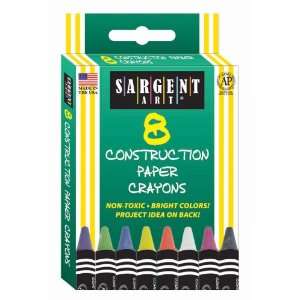 Sargent Art 35 0536 8 Count Construction Paper Crayon 
