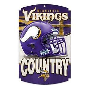  Minnesota Vikings NFL Wood Sign