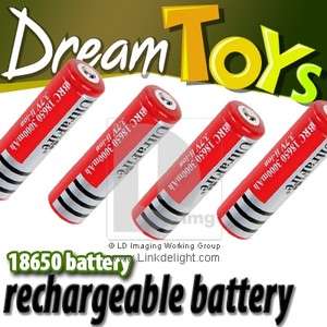 4x UltraFire BRC 3.7V 3000mAh Rechargeable 18650 Li ion Batteries 