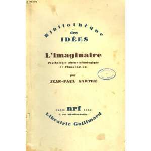   phénoménologique de limagination: Sartre Jean Paul: Books