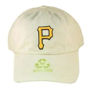  MLB PITTSBURGH PIRATES RECYCLE KHAKI COTTON HAT CAP NEW 
