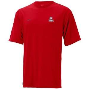  Nike Arizona Wildcats Red Perfect Loose T shirt Sports 