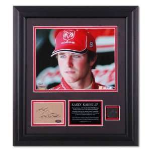   with Autographed Plate and Race Used Tire Piece