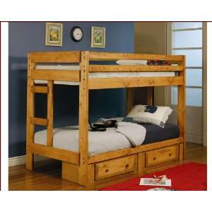  Coaster Twin Twin Bunk Bed w/ Under Dresser Wrangle Hill 
