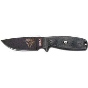  Ontario RAT 3 Utility Knife w/ 3.5 D2 Plain Blade OD 