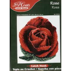  Rose Latch Hook Rug Kit Arts, Crafts & Sewing
