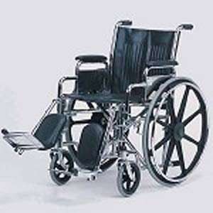  18“ Wheelchair Detachable Arms/Padded Elevating Legrests 