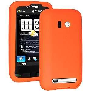 New Amzer Silicone Skin Jelly Case   Orange For HTC Imagio XV6975 
