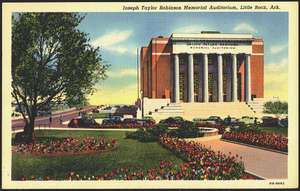 Little Rock Arkansas AR 1940 Joseph Robinson Auditorium Vintage 