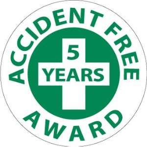    HARD HAT EMBLEMS ACCIDENT FREE AWARD (5 YEARS): Home Improvement