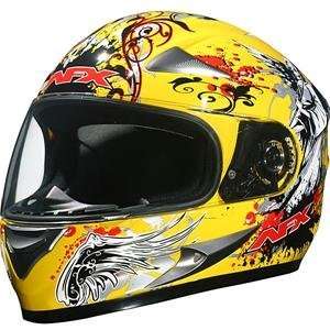 AFX FX 90 Dark Angel Helmet   2X Large/Yellow