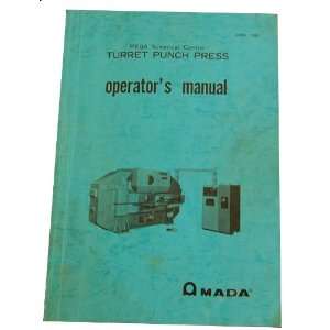  Amada PEGA NC Turret Punch Press Operators Manual Amada 