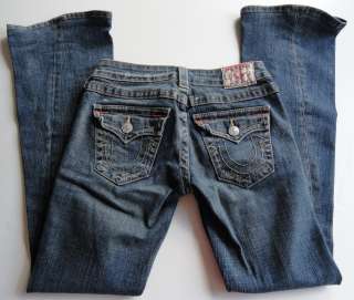   Religion Blue Jeans Joey Size 25 (28 W x 31 L ) Petite Twisted Seam
