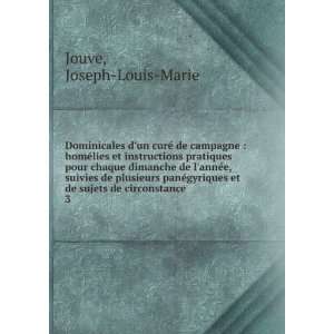   et de sujets de circonstance. 3 Joseph Louis Marie Jouve Books