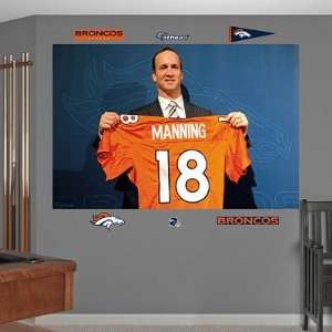   : Peyton Manning Denver Broncos Jersey Mural Fathead: Everything Else