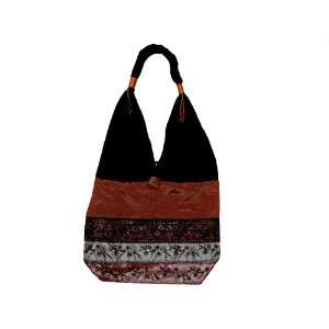   Hmong Stylish Handmade Embroidery Tote Shoulder Bag 