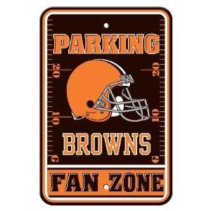  92244   Cleveland Browns Plastic Parking Sign: Sports 