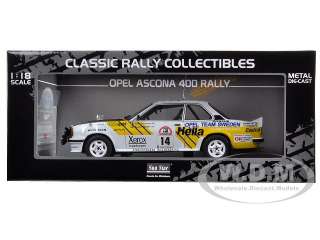 OPEL ASCONA 400 14 1000 LAKES RALLY 1980 B.JOHANSSON/R.SPJUTH 1/18 