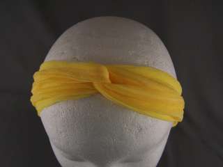 long tie wrap turban twist fabric headband head scarf  