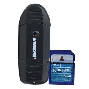 Kingston 2GB Secure Digital Memory Card w/USB SD Card Reader/Writer 