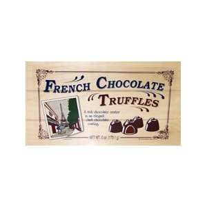 French Dark Chocolate Truffle Gift Box Gift Box 12ct.:  