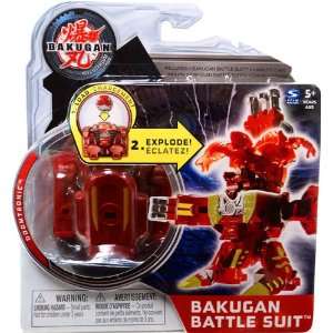  Bakugan Mechtanium Surge Battle Suit Red Doomtronic Toys & Games