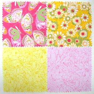 Studio E Ashleighs GardenPink 5 Squares Fabric 26 Pcs  