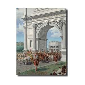   Captives In Triumphal Procession In Rome Giclee Print