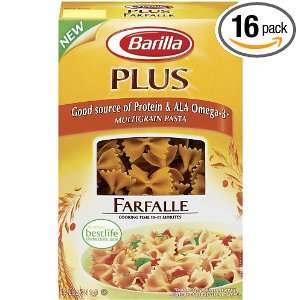 Barilla Farfalle Plus, 14.5 Ounce Boxes (Pack of 16)  
