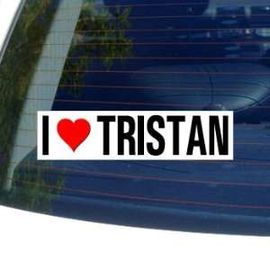  I Love Heart TRISTAN   Window Bumper Sticker: Automotive