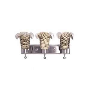   Remcraft Triple Wall Sconce HW 3318sn Satin Nickel