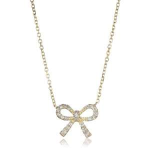  KC Designs Trinkets 14k Yellow Gold and Diamond Baby Bow 