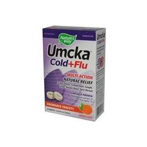  Natures Way   Umcka Cold + Flu Orange Chewab, 20 chewable 