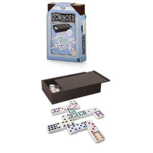  Double 9 Dominoes In Premium Wood Cabinet Toys & Games