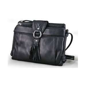  Osgoode Marley Top Tassel Organizer Handbag Black 