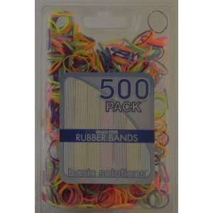  500 Pack Rubber Bands   Snag Free (Multicolor): Everything 