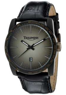 Triumph Motorcycles Watch M9413006 Mens Gold Black Gradient Dial 