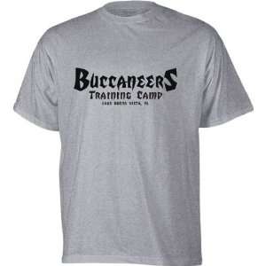 Tampa Bay Buccaneers Gray Trenches Training Camp T Shirt 