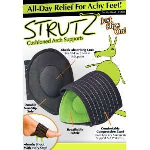  Strutz Cushioned Arch Supports (1 pair) Health & Personal 