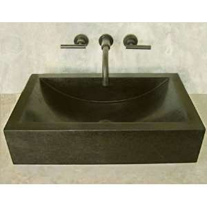   Vessel Sink by Terra Acqua   Tremonte in Black Pearl