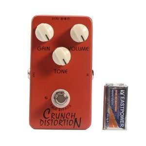   JF 03 Guitar Crunch Distortion Effect Pedal Red Musical Instruments