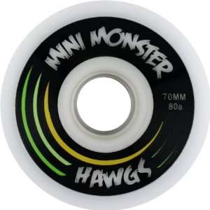    Hawgs Mini Monster 80a 70mm White Skate Wheels: Sports & Outdoors
