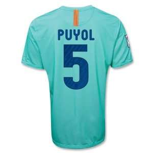  Barcelona 10/11 PUYOL Away Soccer Jersey Sports 