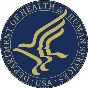  USA Department of Health and Human Services Sticker 4x4 